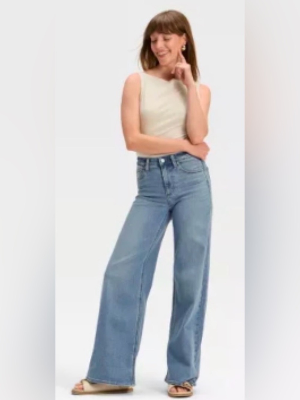 Universal Thread High-Rise Wide Leg Jeans size 00